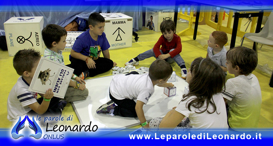 Gruppo “Le Parole di Leonardo ONLUS” a Handimatica 2014